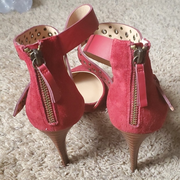 Joe's Ankle Studded Wrap Heels - Picture 2 of 5